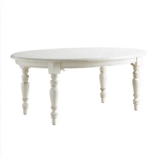 Stół do jadalni, Białe stoły do jadalni w MDF i stałe membranowe Bethievea 160 x 100 x 78 cm